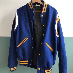 Letterman-style Bomber Jacket